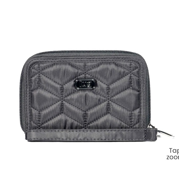 lug Handbags - Lug Rodeo Gray Quilted RFID Wallet